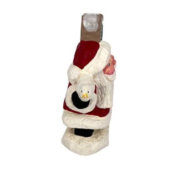 House Of Hatten Santa Figurine Paul F. Bolinger Dove Birdhouse 6" Holiday - Picture 2 of 8